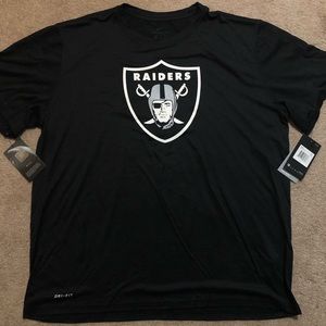 “New” Las Vegas Raiders Nike Dri-Fit T-Shirt 2XL